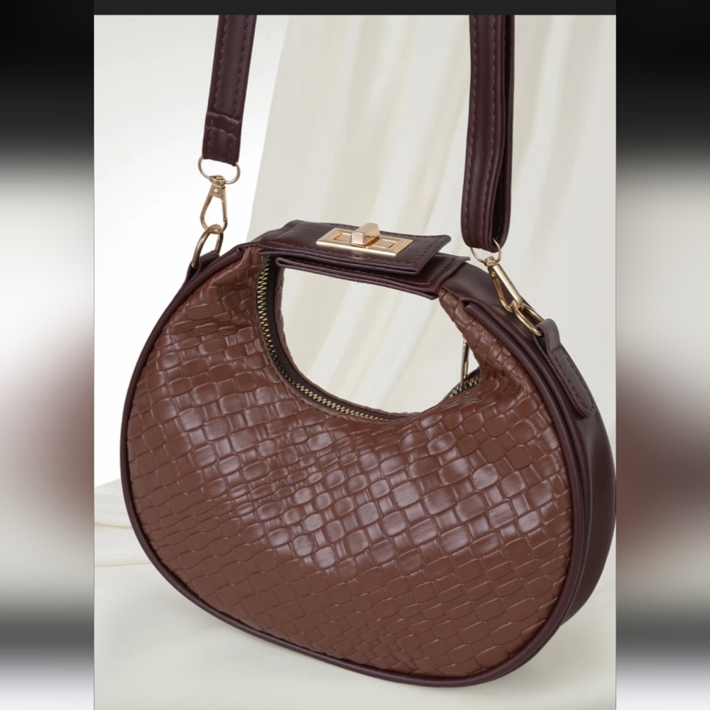 Crocodile Pattern Stone Pattern Purse - image 5